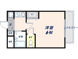 リンクスイン東大阪パート1の物件間取画像